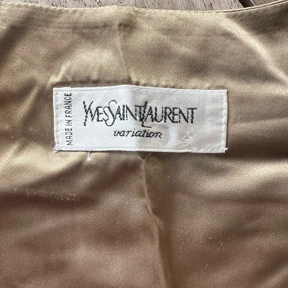 Vintage Yves Saint Laurent Vest - Picture 3 of 5